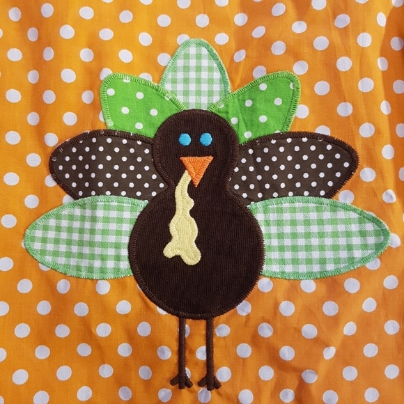 Kelly's Kids corduroy reversible jumper Halloween & Thanksgiving & pull on pants - Picture 3 of 5